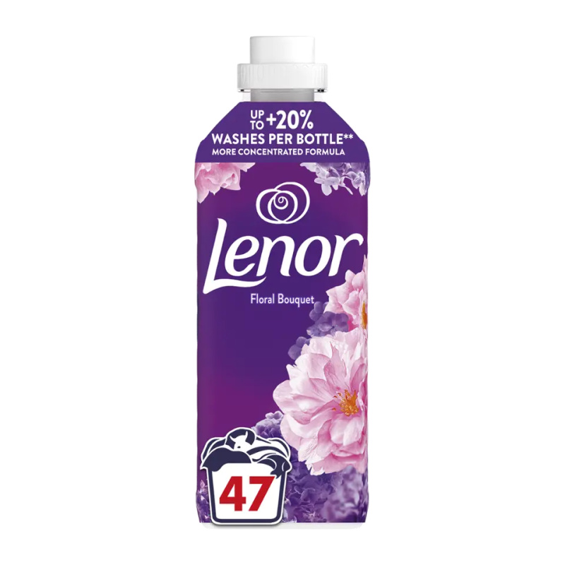 LENOR Amethyst & Floral Bouquet Aviváž 47 praní 987 ml