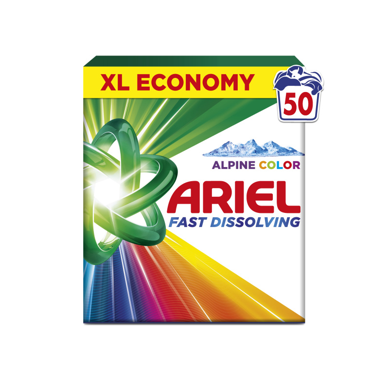 Ariel Color - prací prášek - 50 dávek