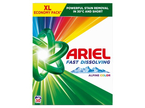 Ariel Color - prací prášek - 50 dávek