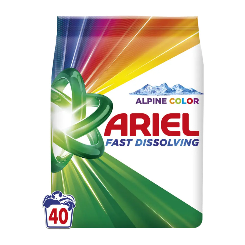 Prášek na praní Ariel Color - 2,2 kg, 40 dávek