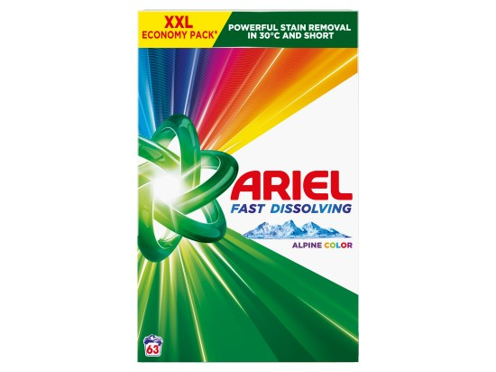 ARIEL Color Prací prášek Box 63 praní 3,465 kg