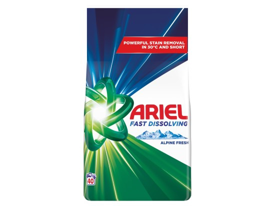 Prášek na praní Ariel Alpine Fresh - 2,2  kg, 40 dávek