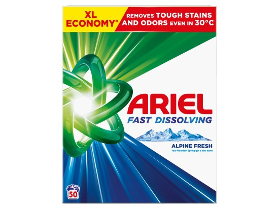 Ariel Alpine Fresh - prací prášek - 50 dávek