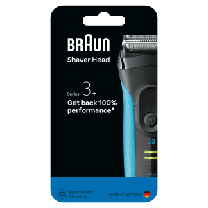 Braun Series 3+ 32B náhradní hlavice pro holení s elektrickým strojkem 1 ks