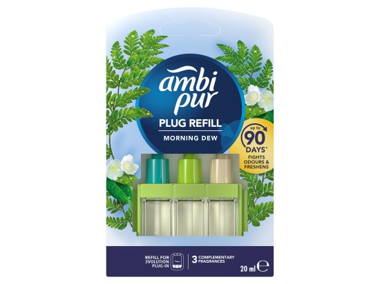 Ambi Pur 3 Volution - náplň do el. osvěžovače vzduchu - Morning Dew, 20 ml