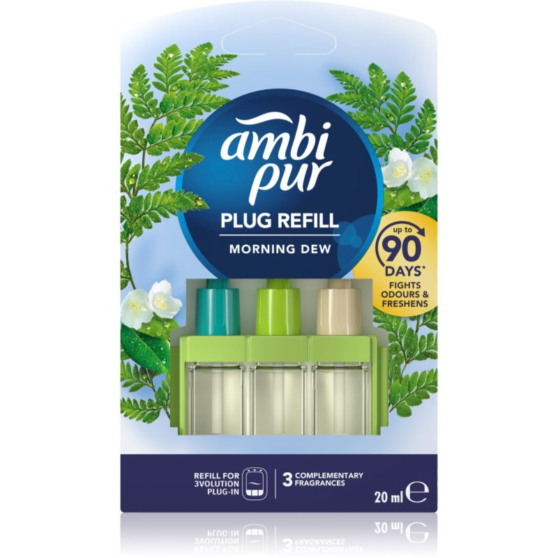 Ambi Pur 3 Volution - náplň do el. osvěžovače vzduchu - Morning Dew, 20 ml