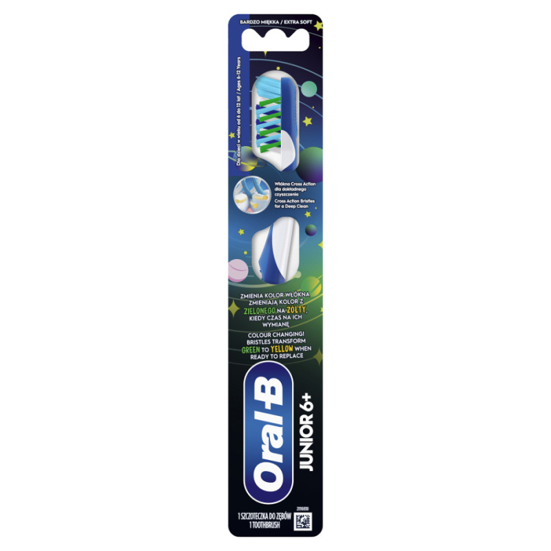 Oral B Junior 6+ zubní kartáček pro děti 6-12 let 1 ks