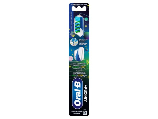 Oral B Junior 6+ zubní kartáček pro děti 6-12 let 1 ks