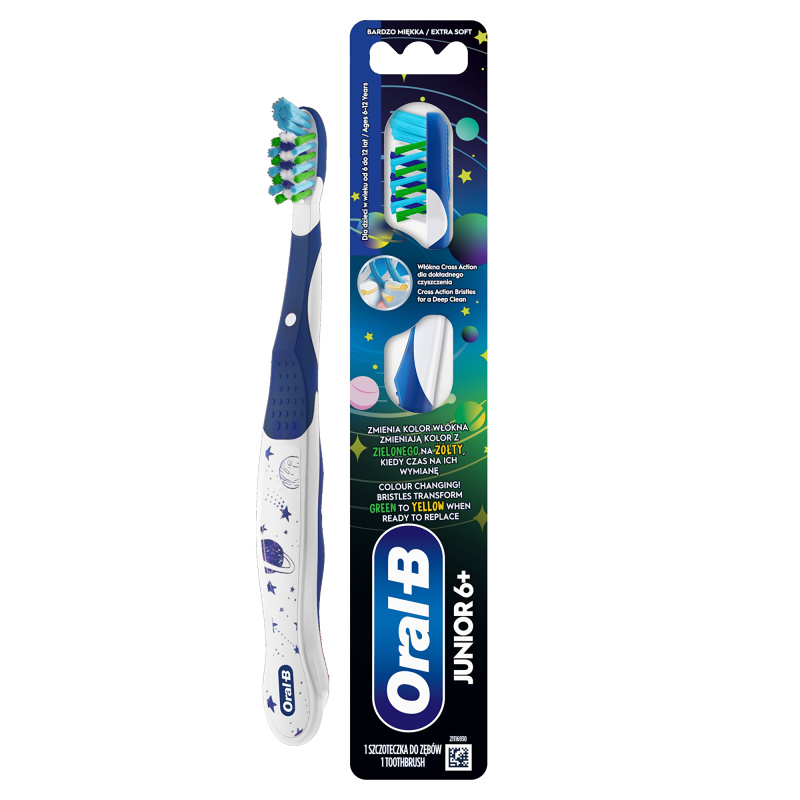 Oral B Junior 6+ zubní kartáček pro děti 6-12 let 1 ks