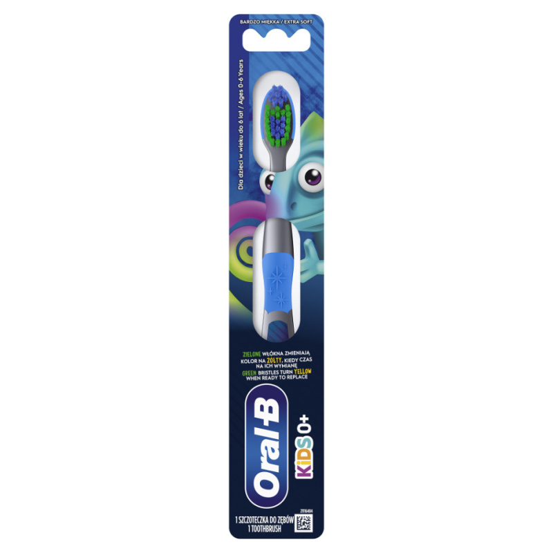 Oral B Kids 0+ zubní kartáček pro děti od narození do 6 let 1 ks