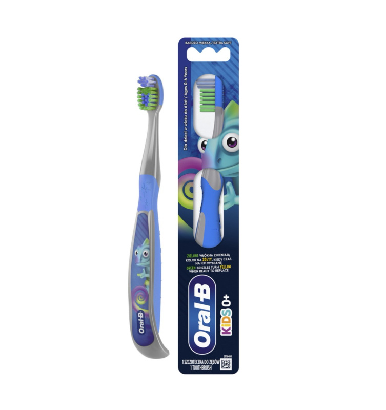 Oral B Kids 0+ zubní kartáček pro děti od narození do 6 let 1 ks
