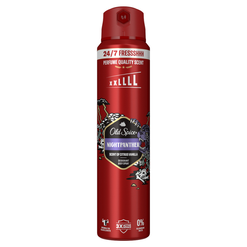 Old Spice Nightpanther deodorant a tělový sprej pro muže 250 ml