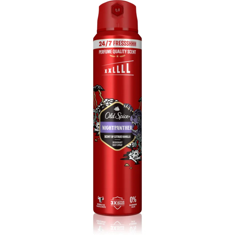 Old Spice Nightpanther deodorant a tělový sprej pro muže 250 ml