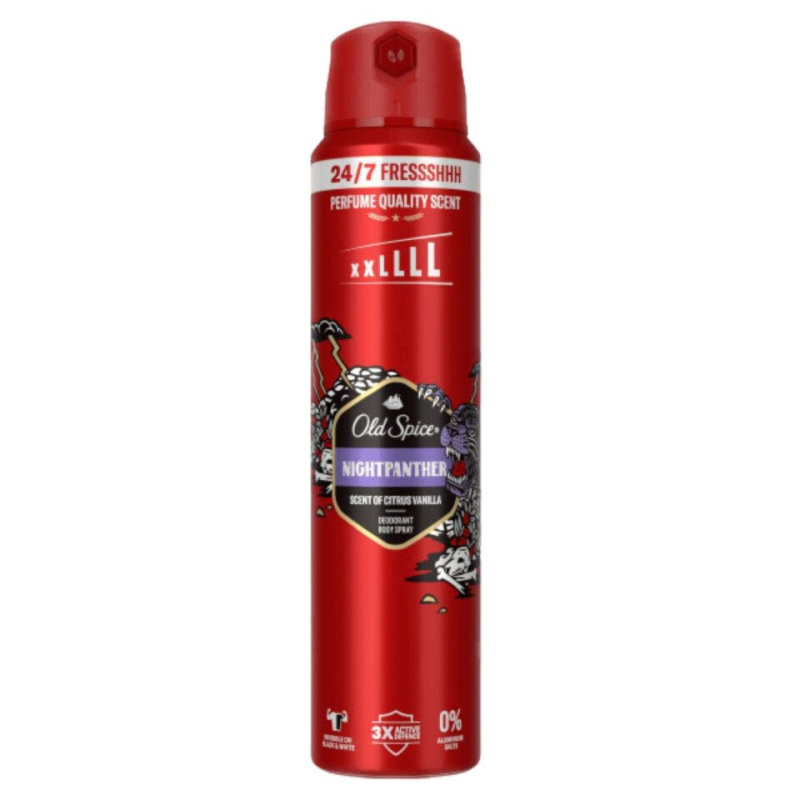 Old Spice Nightpanther deodorant a tělový sprej pro muže 250 ml