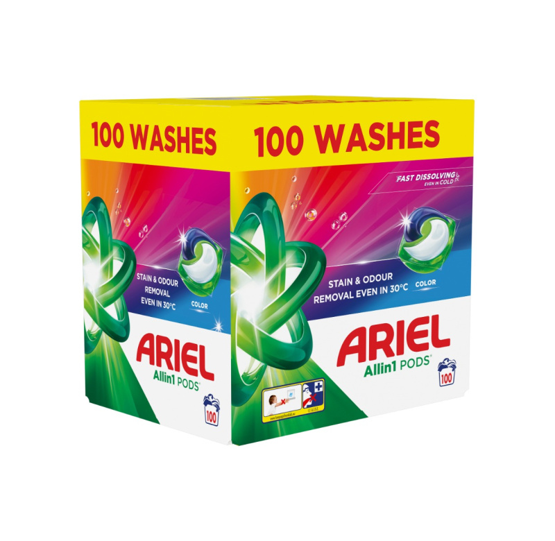 Kapsle na praní Ariel All in 1 PODS  Color -  100 pracích dávek