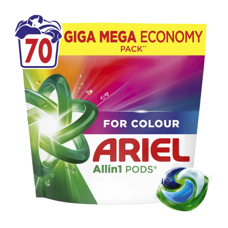 Kapsle na praní Ariel All in 1 PODS  Color -  70 pracích dávek