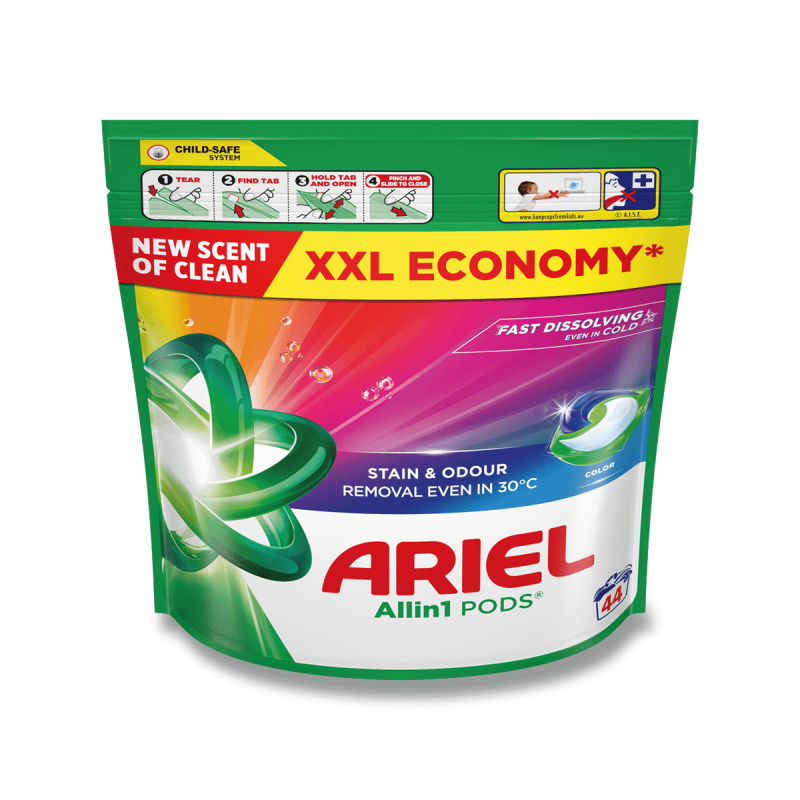 Ariel All in 1 Color - prací kapsle - 44 kapslí