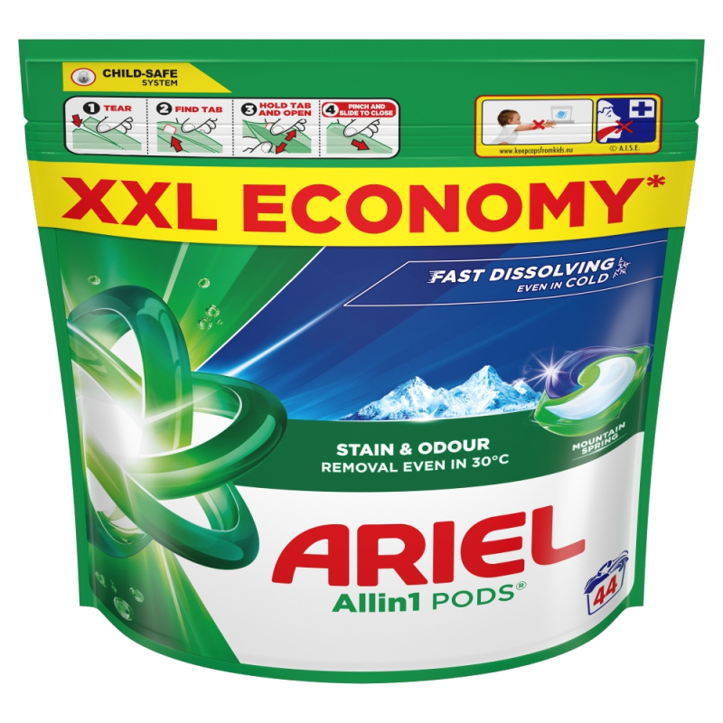 ARIEL Kapsle na praní Mountain Spring 44 praní