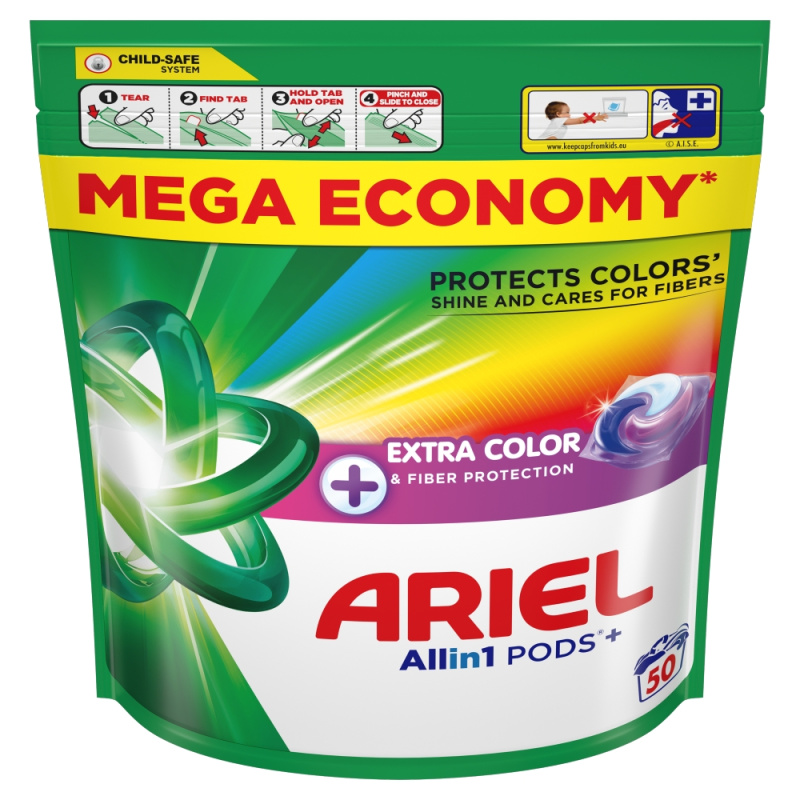 Ariel Complete Allin1 kapsle na praní 50 ks