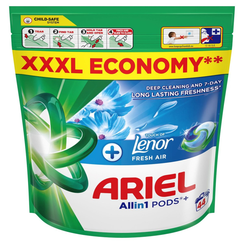Ariel+ Touch of Lenor Fresh Air prací kapsle