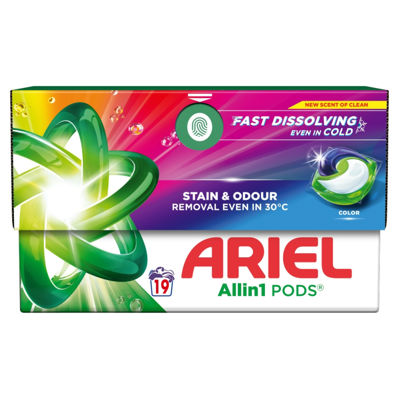 Ariel All in 1 Color - prací kapsle - 19 kapslí