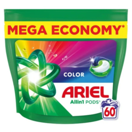 Kapsle na praní Ariel All in one PODS Color -  60 pracích dávek
