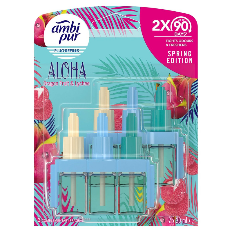 Ambi Pur 3Volution Aloha náhradní náplň do osvěžovače vzduchu (2×20 ml)