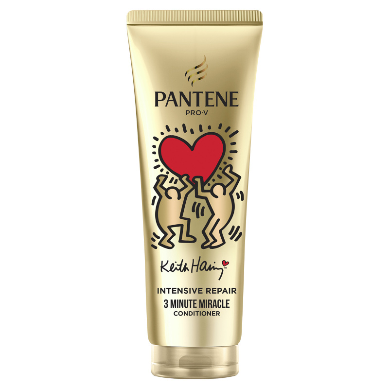 Pantene 3 Minute Miracle Keith Haring intenzivní kondicionér pro poškozené vlasy 220 ml