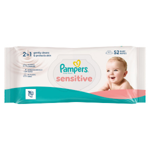 Pampers wipes (4x52/fol) Sensitive