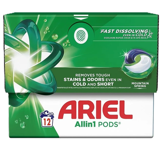 Ariel kaps. 12ks All in1 Mountain Spring Eco Box