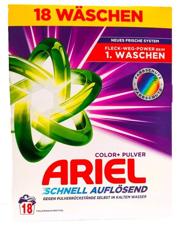 Ariel prášek 0.99kg 18pd Color Ks