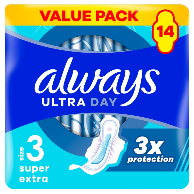 Always Ultra Night Hygienické vložky s křidélky