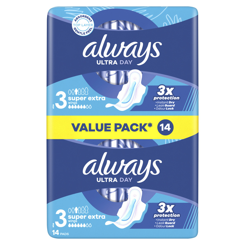 Always Ultra Night Hygienické vložky s křidélky