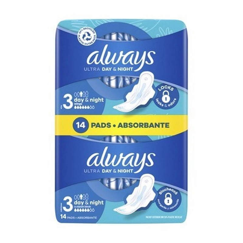 Always Ultra Night Hygienické vložky s křidélky