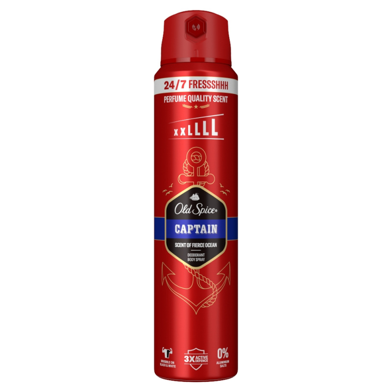 Old Spice Captain deodorant ve spreji 250 ml