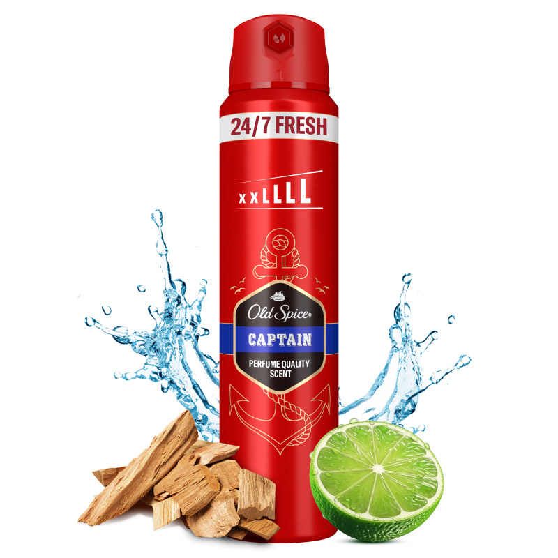 Old Spice Captain deodorant ve spreji 250 ml