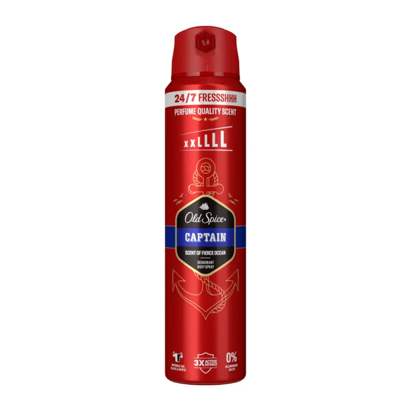 Old Spice Captain deodorant ve spreji 250 ml