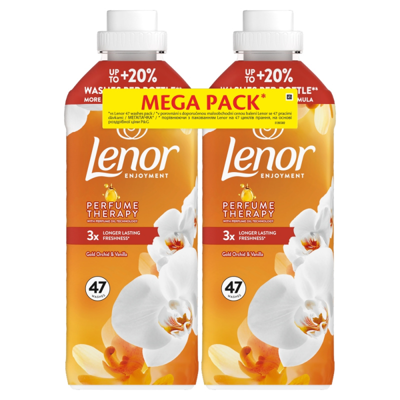 LENOR Gold Orchid Aviváž 94 praní 2 x 987 ml