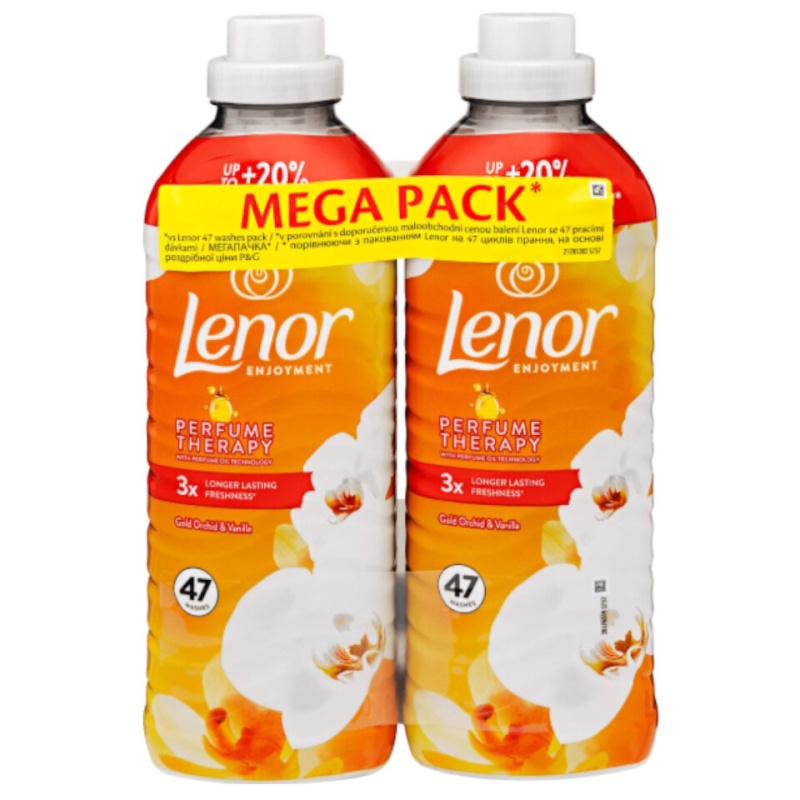LENOR Gold Orchid Aviváž 94 praní 2 x 987 ml