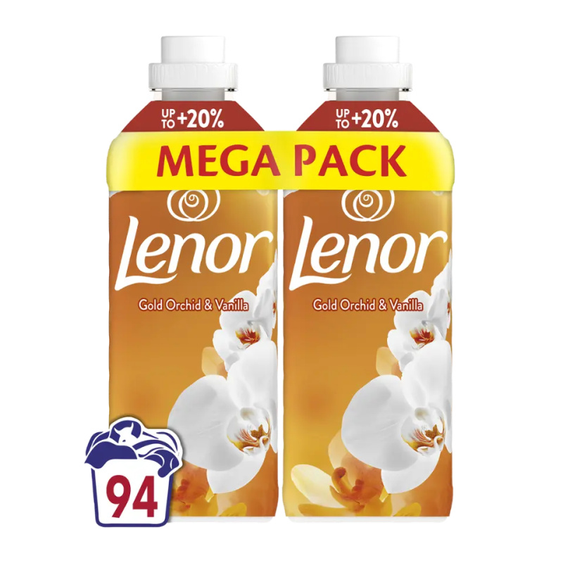 LENOR Gold Orchid Aviváž 94 praní 2 x 987 ml