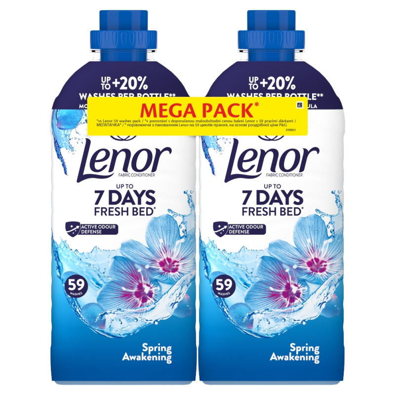 LENOR Spring Aviváž 118 praní 2 x 1239 ml
