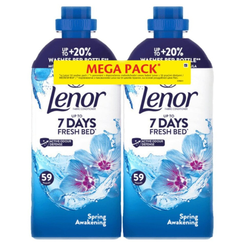 LENOR Spring Aviváž 118 praní 2 x 1239 ml