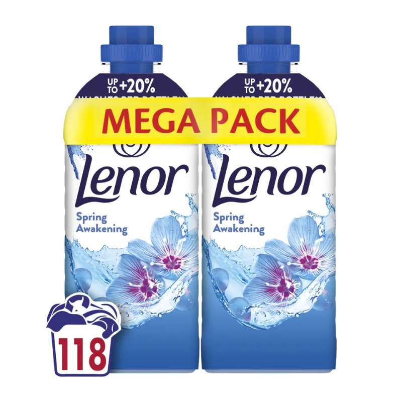 LENOR Spring Aviváž 118 praní 2 x 1239 ml