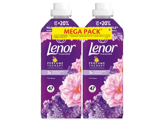 LENOR Amethyst & Flower Bouquet Aviváž 94 praní 2 x 987 ml