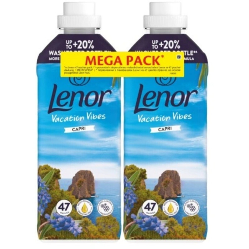 LENOR Capri Aviváž 94 praní 2 x 987 ml