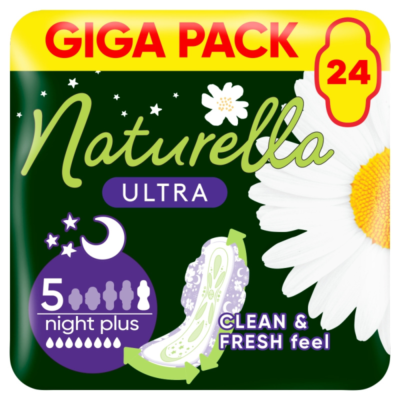 Naturella Ultra Night Plus vložky 24 ks