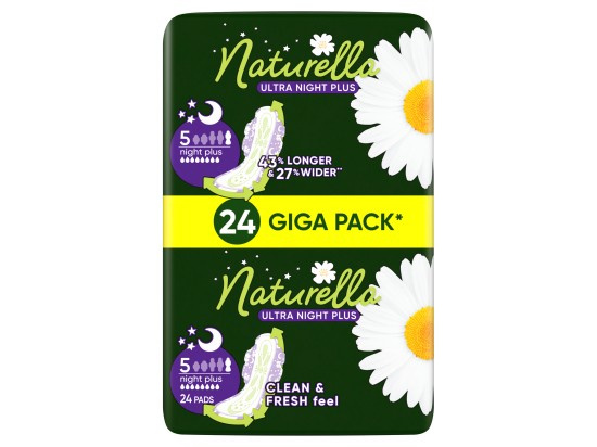 Naturella Ultra Night Plus vložky 24 ks