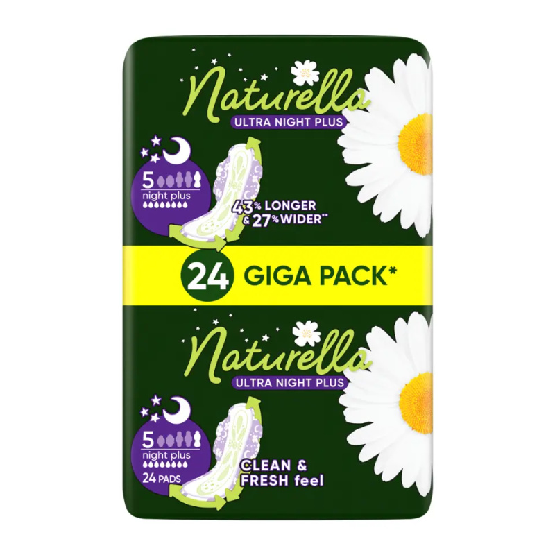 Naturella Ultra Night Plus vložky 24 ks