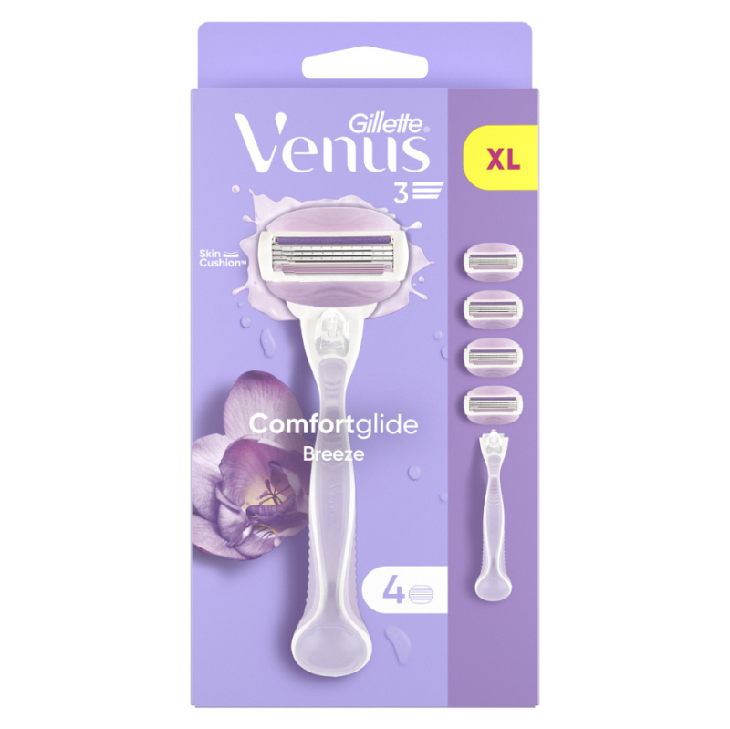Gillette Venus ComfortGlide Breeze holicí strojek + náhradní břity 4 ks