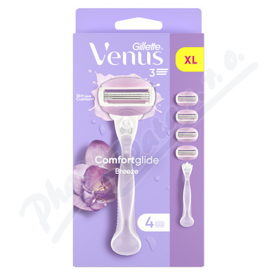 Gillette Venus ComfortGlide Breeze holicí strojek + náhradní břity 4 ks